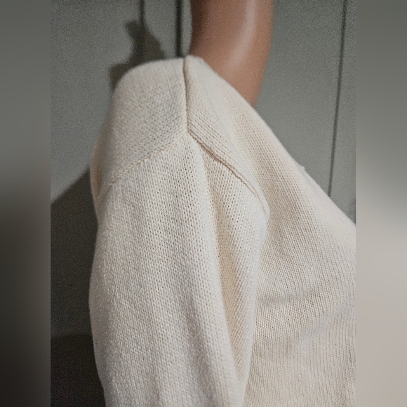 Vintage Liz Claiborne Liz Golf Sweater – Cotton Golf Graphic Sweater – Size M - Picture 13 of 16